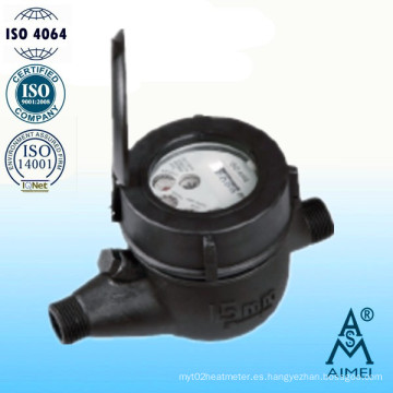 Multi Jet Liquid Sealed Tipo Plástico Water Meter